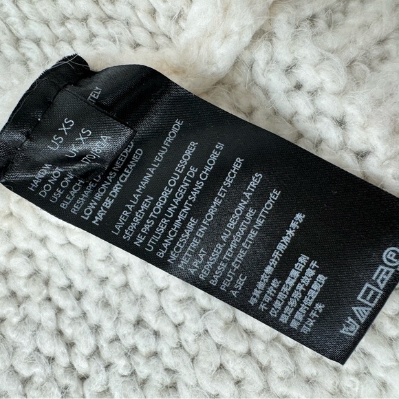 Urban outfitters cream cardigan chunky knit open front XS - Picture 5 of 9